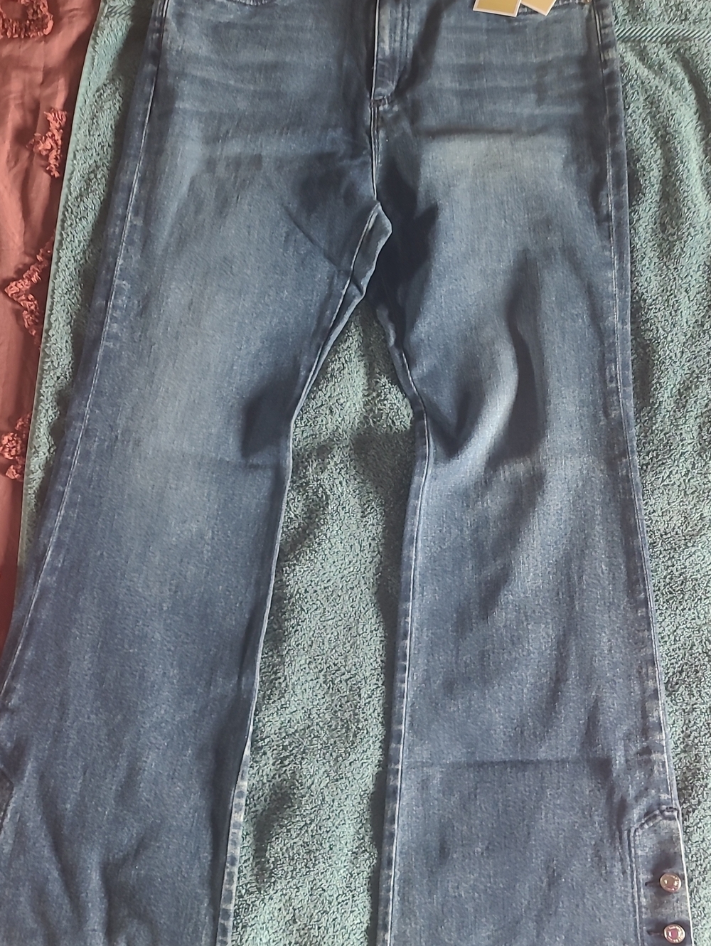 MICHAEL KORS Blue Denim Flare-leg Jeans, New with Tags